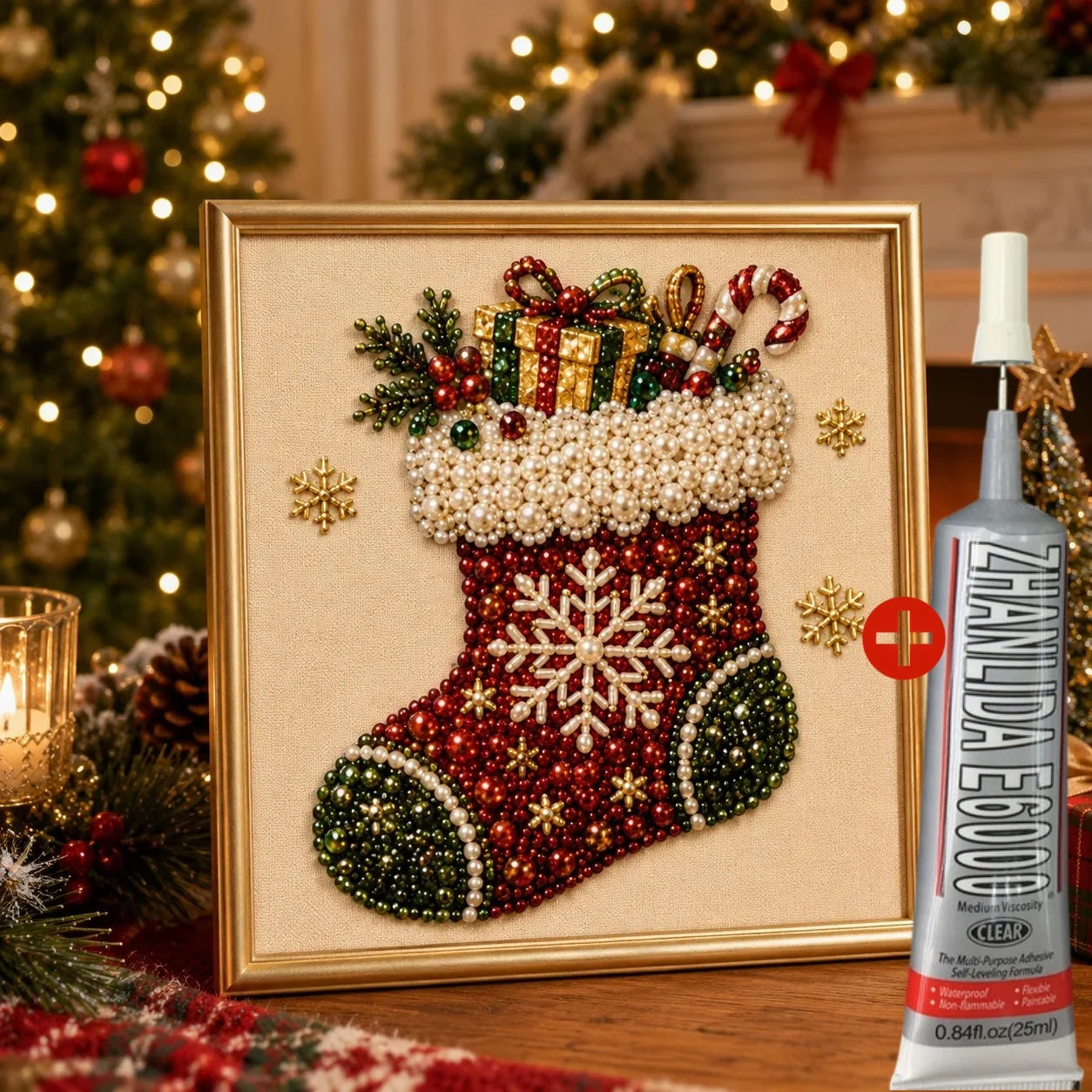 š„LIMITED TIME 49% OFFš„DIY Christmas Pearl Art Kit Beginner Friendly Craft