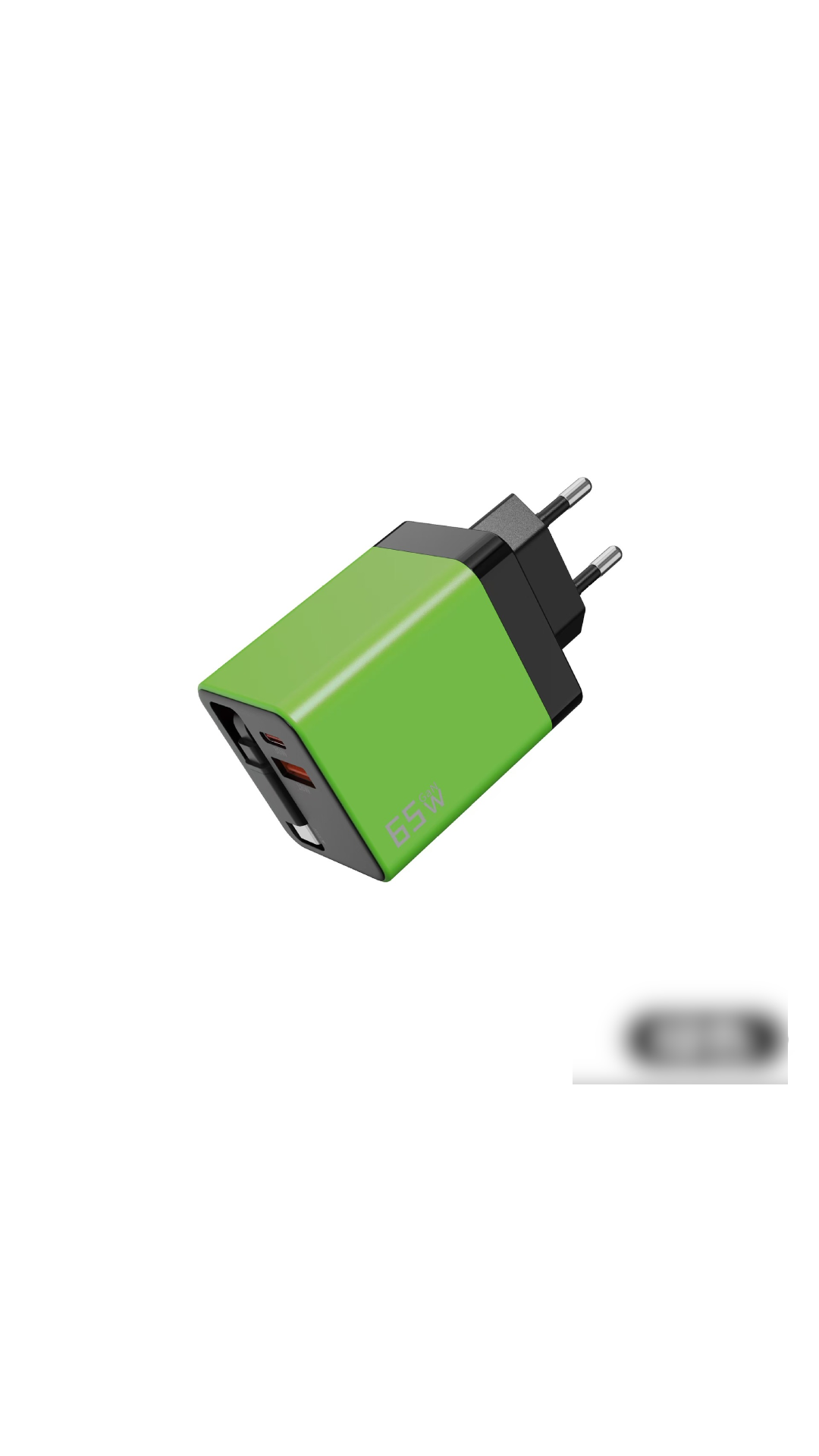 🔌 ¡50% DE DESCUENTO AHORA! Bloque de cargador de teléfono de carga rápida de 65 W con cable tipo C retráctil de 80 cm, cargador de pared multidispositivo de 3 puertos, carga rápida segura para teléfonos, tabletas y computadoras portátiles