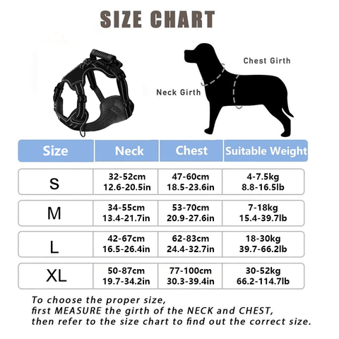 No Pull Anti Escape Dog Harness Equipped With Dual Leash Attachment Clips