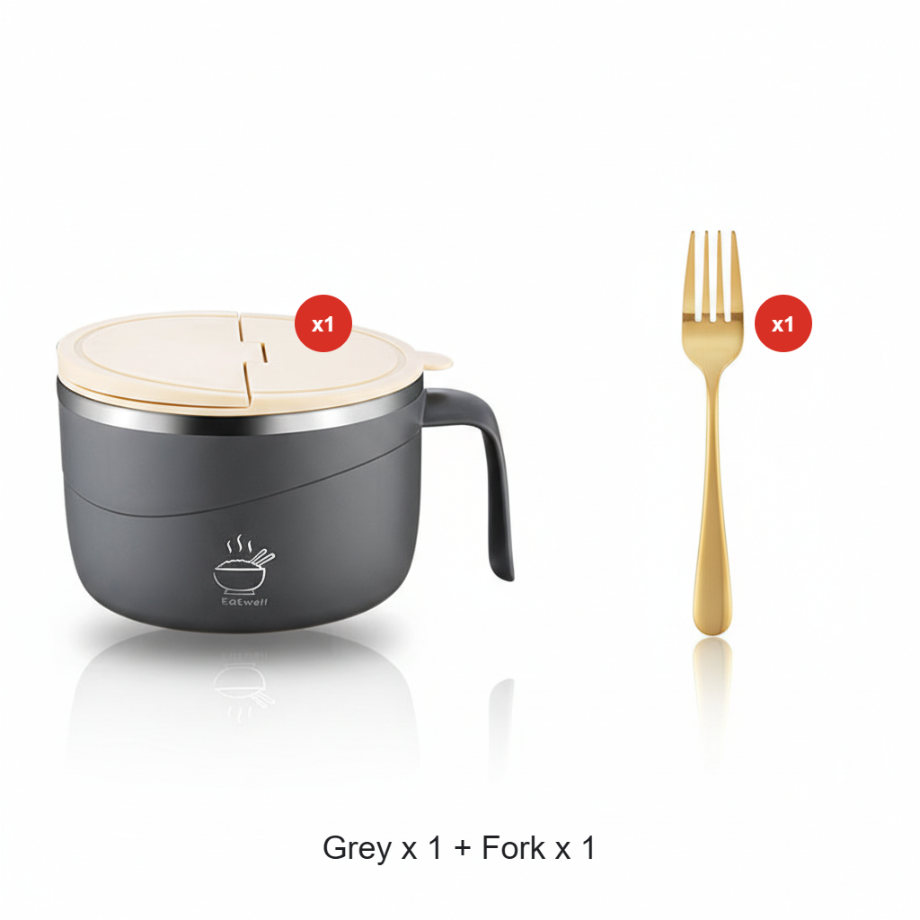 ⏳LAST DAY SALE 50% OFF💕304 Stainless Steel Multi-Purpose Anti-Scald Large-Capacity Instant Noodle Bowl