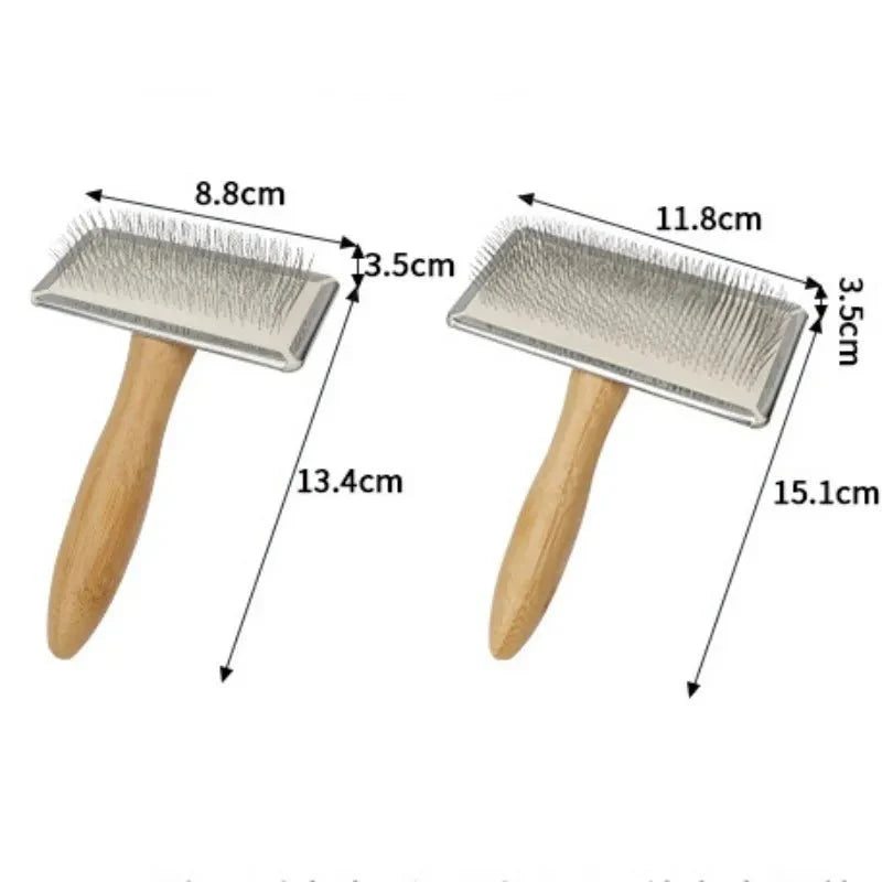 Comb Solid Wood Stainless for Hair Knot remove
