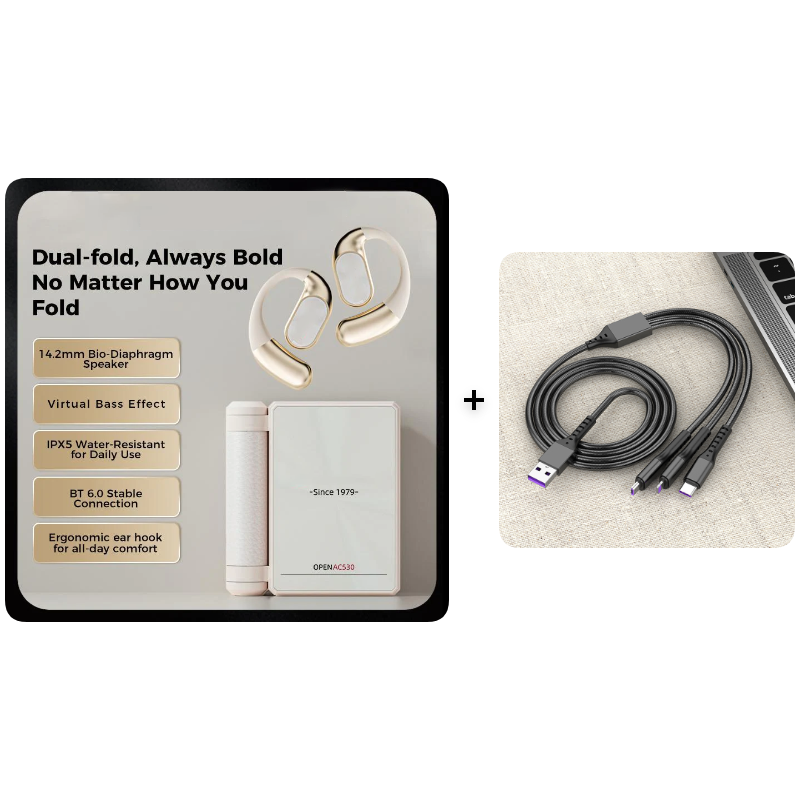 ⏳Time-Limited Special⏰Wireless Noise-Canceling Bluetooth 6.0 Earbuds 🥤, 145-Hour Ultra-Long Battery Life 🥳, IPX5 Waterproof Sports Earphones 🚲