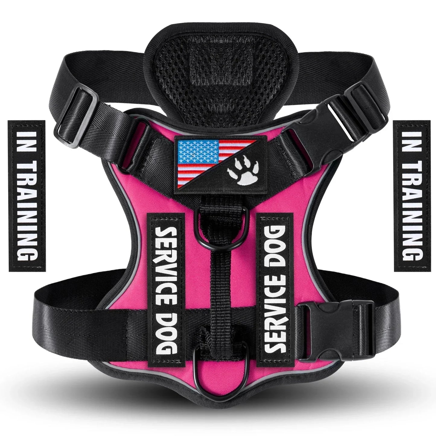 Reflective Service Dog Harness – Adjustable & Comfortable