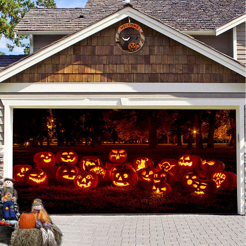Halloween 2025 Garage Door Decoration