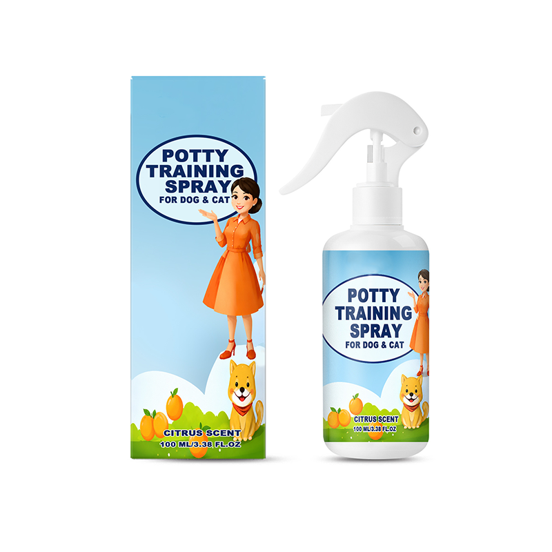 Gentle Pet Potty Training Spray Housebreaking Aid For Dogs And Cats