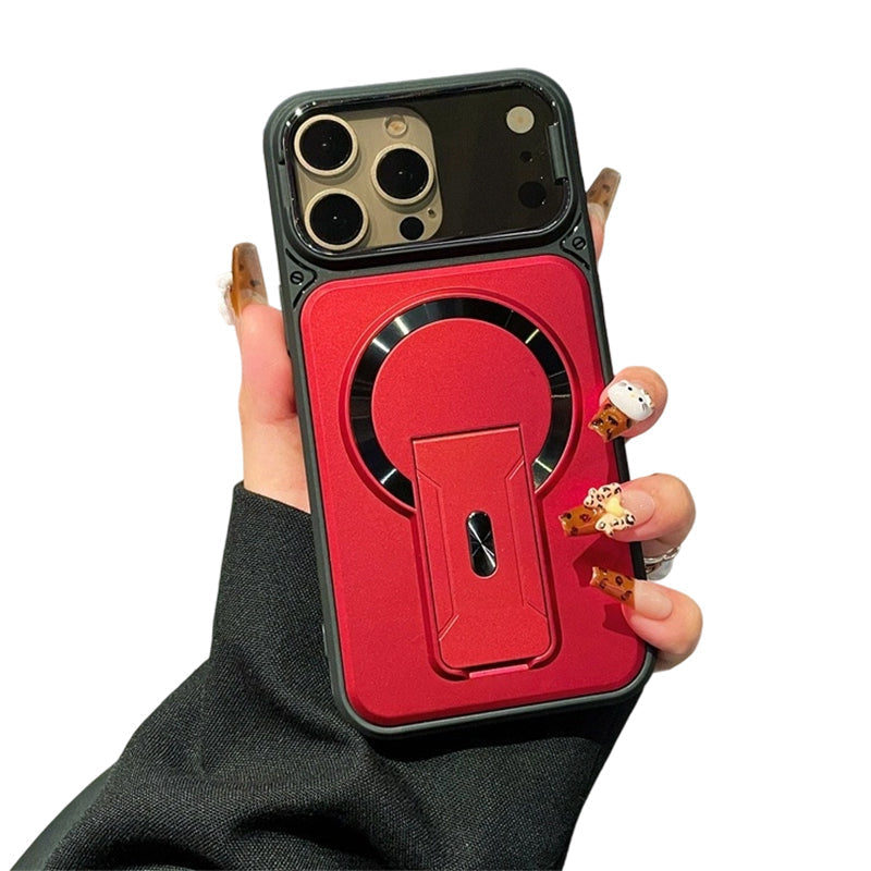 🔥 Hot Picks, Hot Prices 🛍️Magnetic Phone Case with Flip Lens Cover & Kickstand