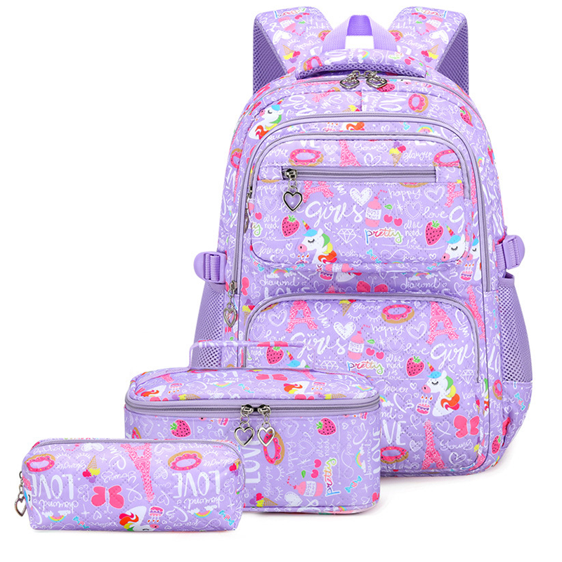 ✨ Time‑Limited Offer ⚡Girls' Cute Multi-Pocket School Backpack