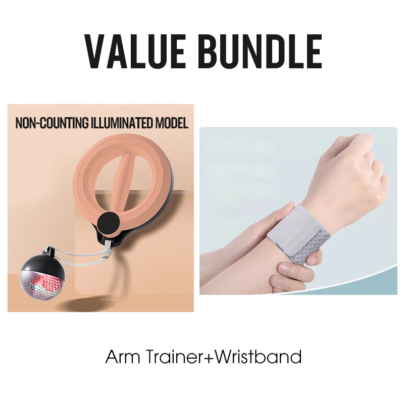 360° Hand Crank Arm & Forearm Trainer with Smart Counter