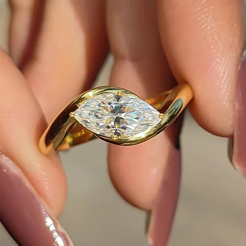 Radiant Marquise Ring