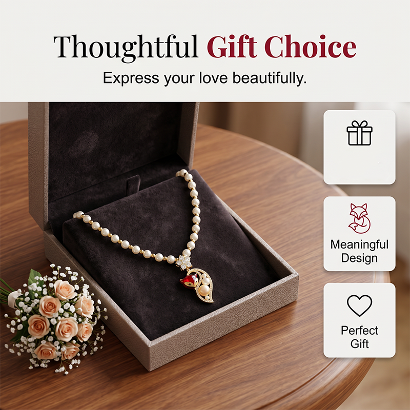 Women's Elegant Faux Pearl Necklace