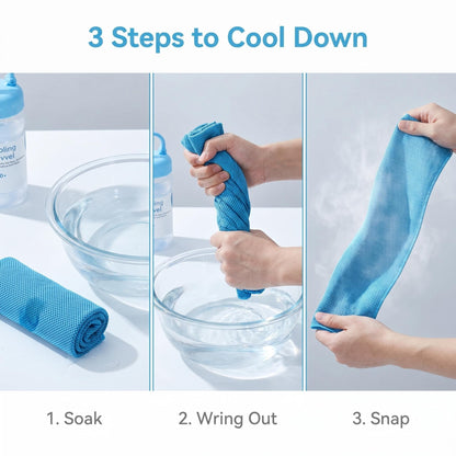 🎁Last Day Buy 1 Get 1 Free (Each only ￡3.49)🔥Cold Sweat Towel You Can Use Anywhere, Anytime! Reusable Soft Absorbent Cooling Portable