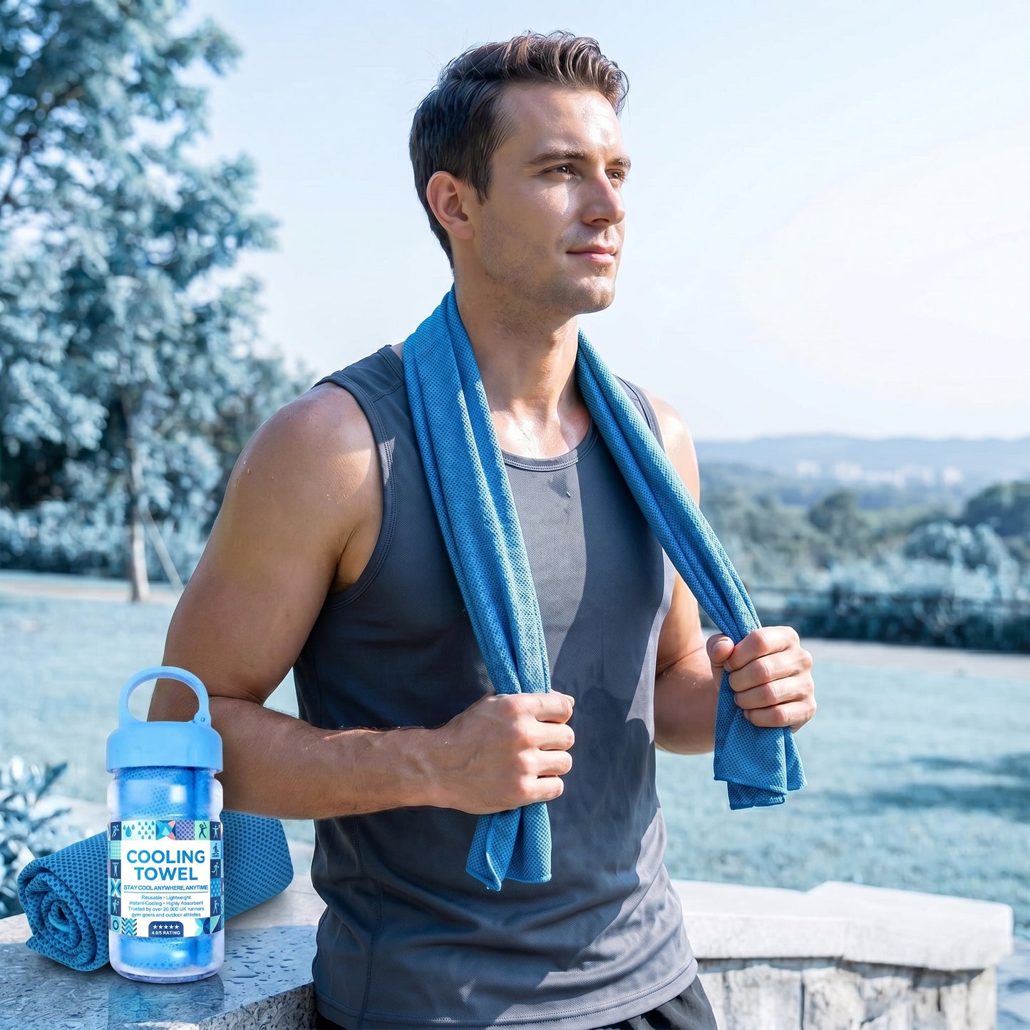🔥2026 Summer Hot Sale - BUY 1 GET 1 FREE!!⚡50K+ SOLD!❄️Cold Sweat Towel You Can Use Anywhere, Anytime! Reusable Soft Absorbent Cooling Portable– UK Ready! 🇬🇧