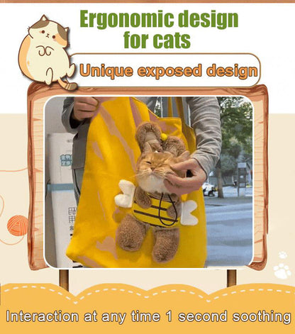⏳Limited-time 50% off⏰Cute Dew Head Shape Cat Bag - Pets Carrier Bag🐈👜