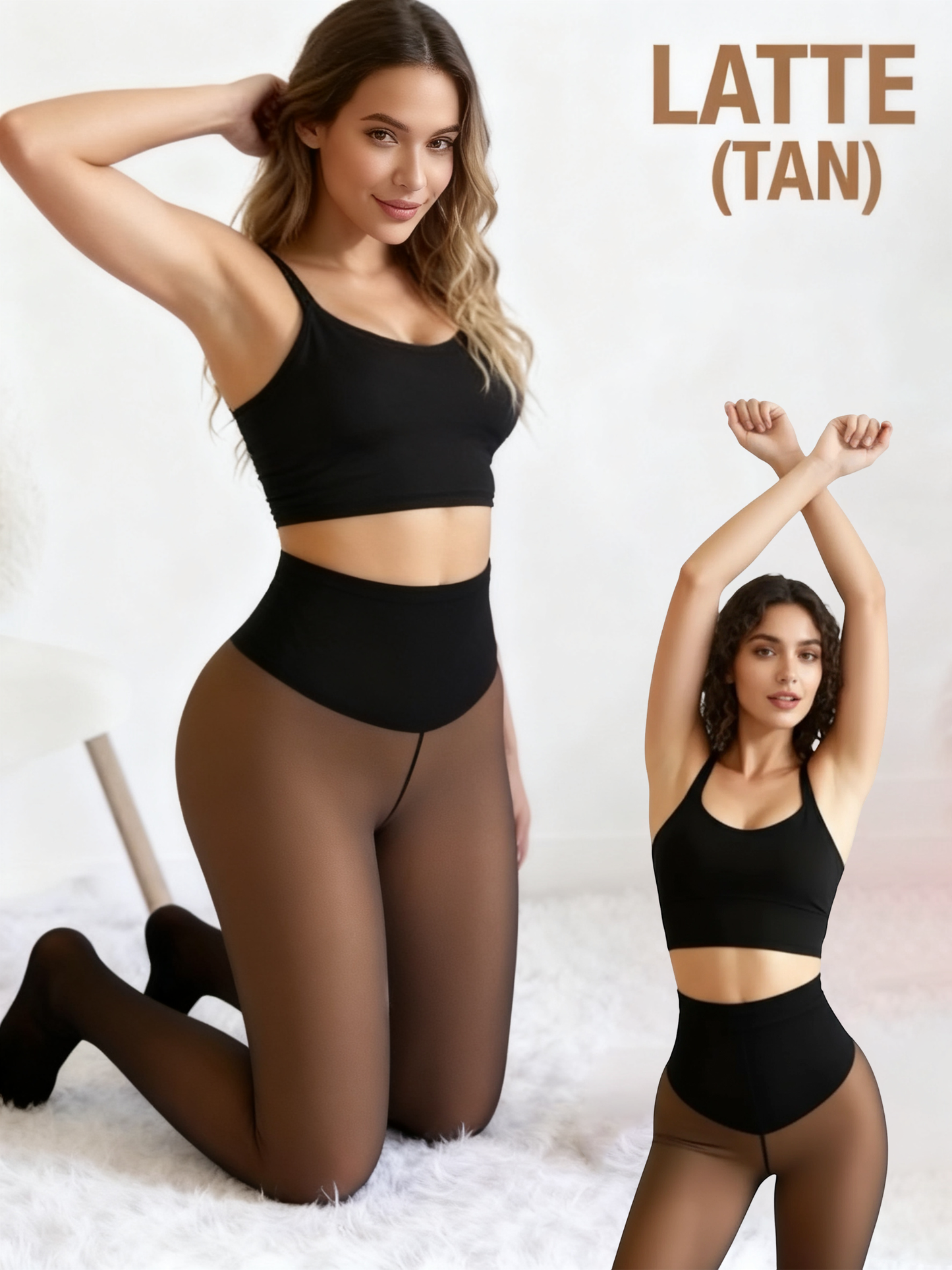 🔥Hot Sale 50% OFF!!⚡50K+ SOLD!❄️One-Seam The-original Magic Fleece Lined Leggings✨