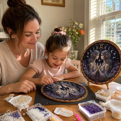 ⏳49% Discount Limited Time⏳3D Pearl 12 Zodiac Signs DIY Astrology Art Kit