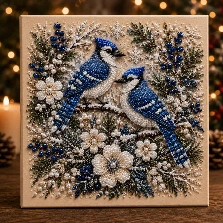 🔥49% Limited Time Discount🔥Cardinal Winter Pearl Art DIY Home Craft Kit