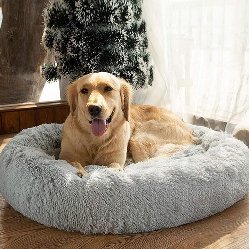 Soft Cozy Calming Anti Anxiety Sleeping Bed For Dogs And Cats