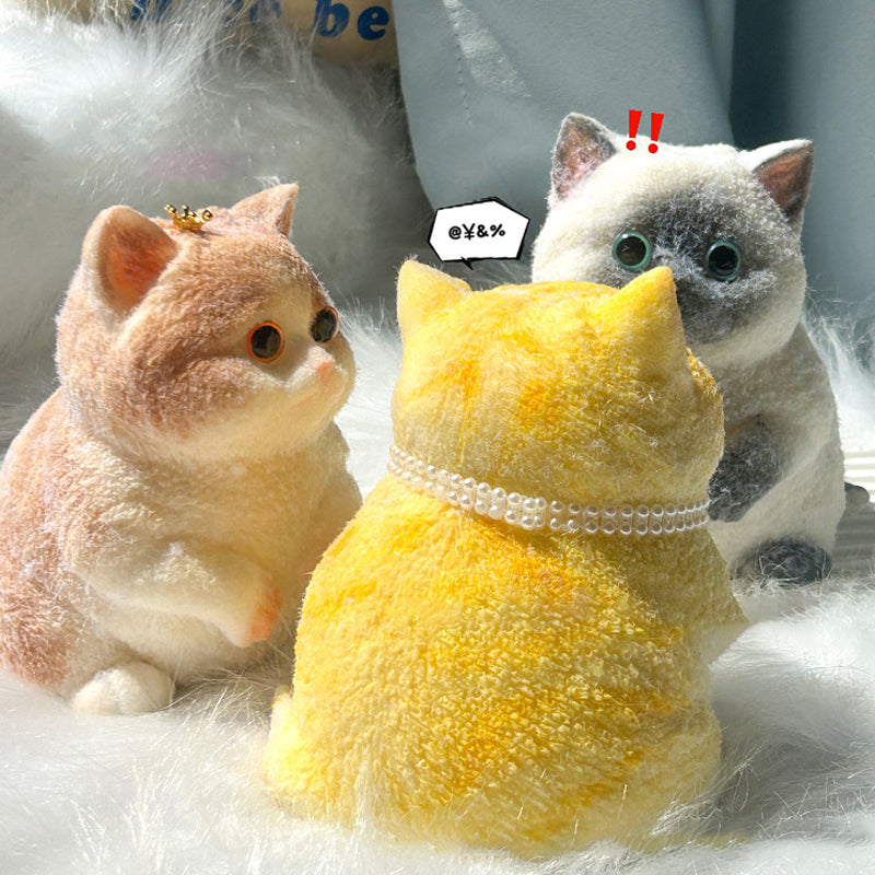 🎁Best Gift😻Cute Soft Cat Plush Toy – Adorable Cuddly Stuffed Animal for Kids & Cat Lovers