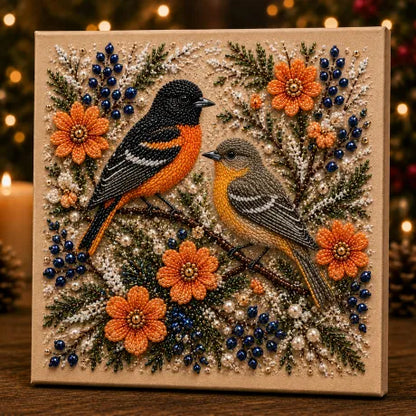 🔥49% Limited Time Discount🔥Cardinal Winter Pearl Art DIY Home Craft Kit