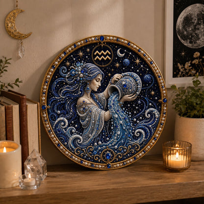 ⏳49% Discount Limited Time⏳3D Pearl 12 Zodiac Signs DIY Astrology Art Kit
