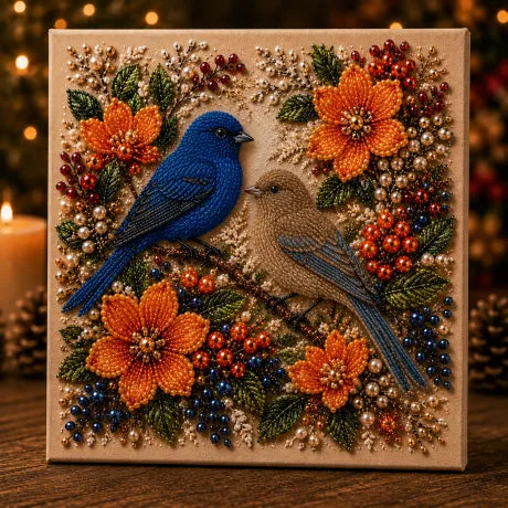 🔥49% Limited Time Discount🔥Cardinal Winter Pearl Art DIY Home Craft Kit