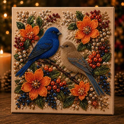 🔥49% Limited Time Discount🔥Cardinal Winter Pearl Art DIY Home Craft Kit