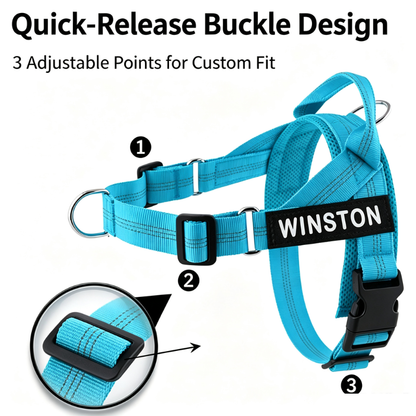 Adjustable Anti Pull Vest Harness For Medium Large Dogs