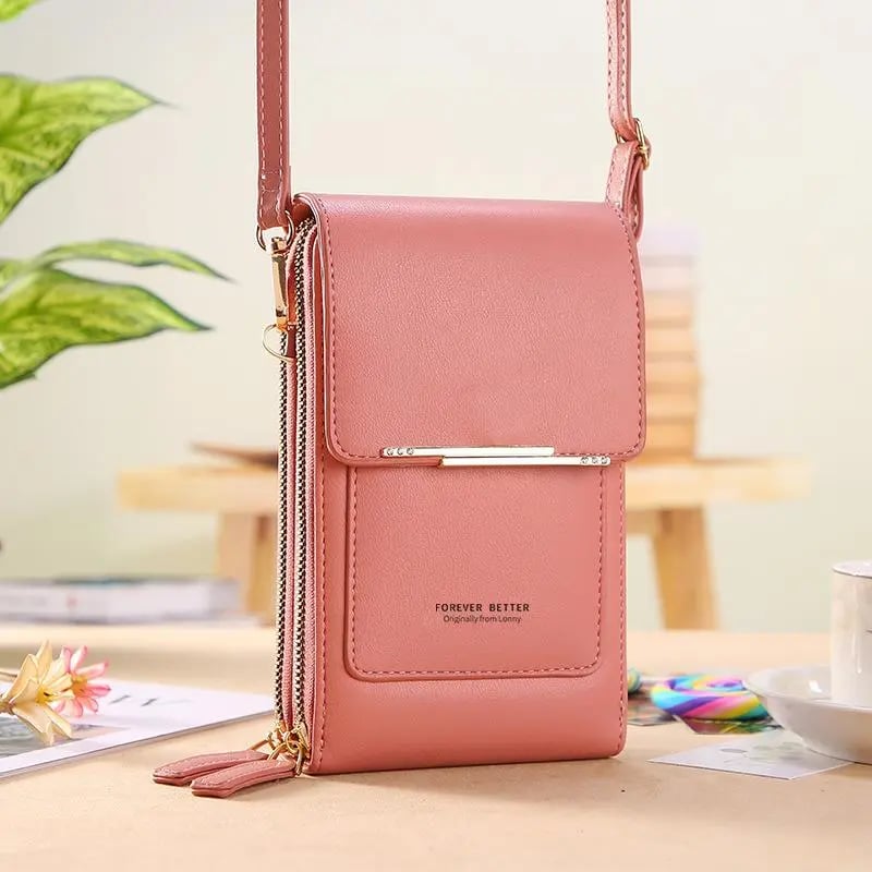 🏆Promoción último día: ¡50% DE DESCUENTO! 🔥 👜 Cartera cruzada sencilla y elegante para teléfono con pantalla táctil para mujer