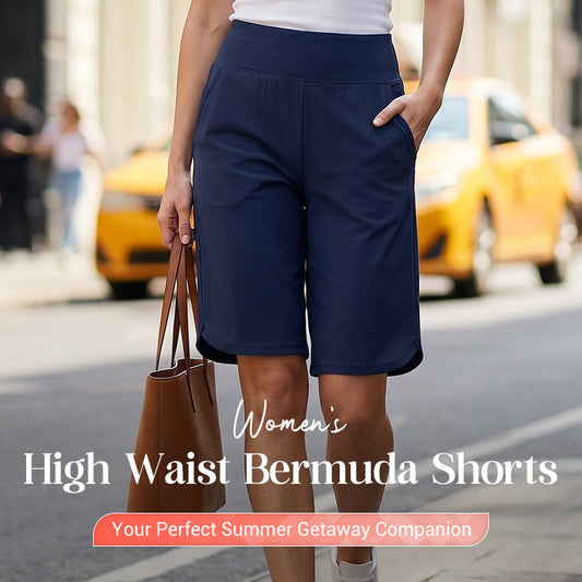 ⏰Letzter Tag Sale 49% RABATT🔥Damen High-Waist Yoga Shorts mit Taschen