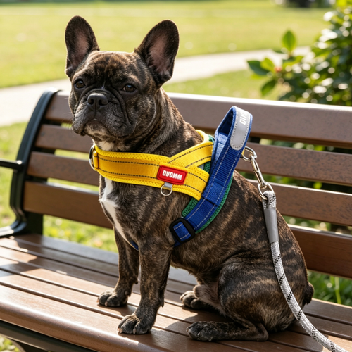 Adjustable Mesh Vest Harness For Medium Small Dogs