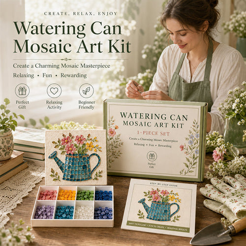 💰 Instant Discount⏳Watering Can Mosaic DIY Art Kit