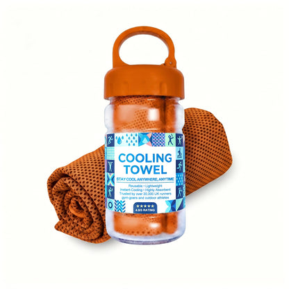 🎁❄️Last Day Buy 1 Get 1 Free (Each only ￡3.49)❄️Cold Sweat Towel You Can Use Anywhere, Anytime! Reusable Soft Absorbent Cooling Portable