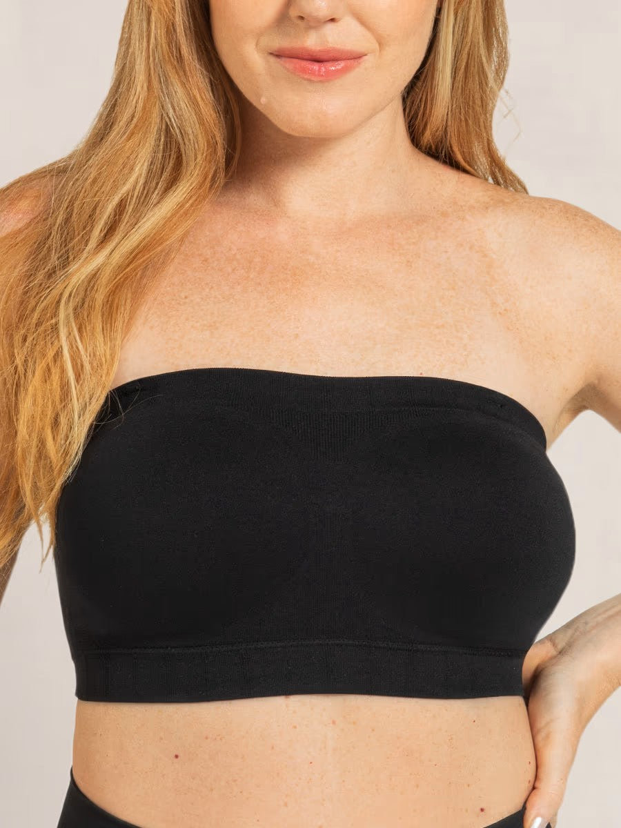 ⏳LAST DAY SALE !!🔥Aurelle™ No-Slip Convertible Bandeau – 3-Way Wear, Wire-Free & Trusted by 50K+ Women👙🇬🇧