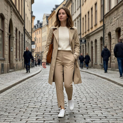 🔥⏳BEGRENZTES ANGEBOT 50% RABATT🌞Damen High-Waist-Hose mit Reißverschlusstasche 👖 – 4-Wege-Stretch, Bauchkontrolle, Atmungsaktiv, Schnelltrocknend, 6 Farben, S-3XL