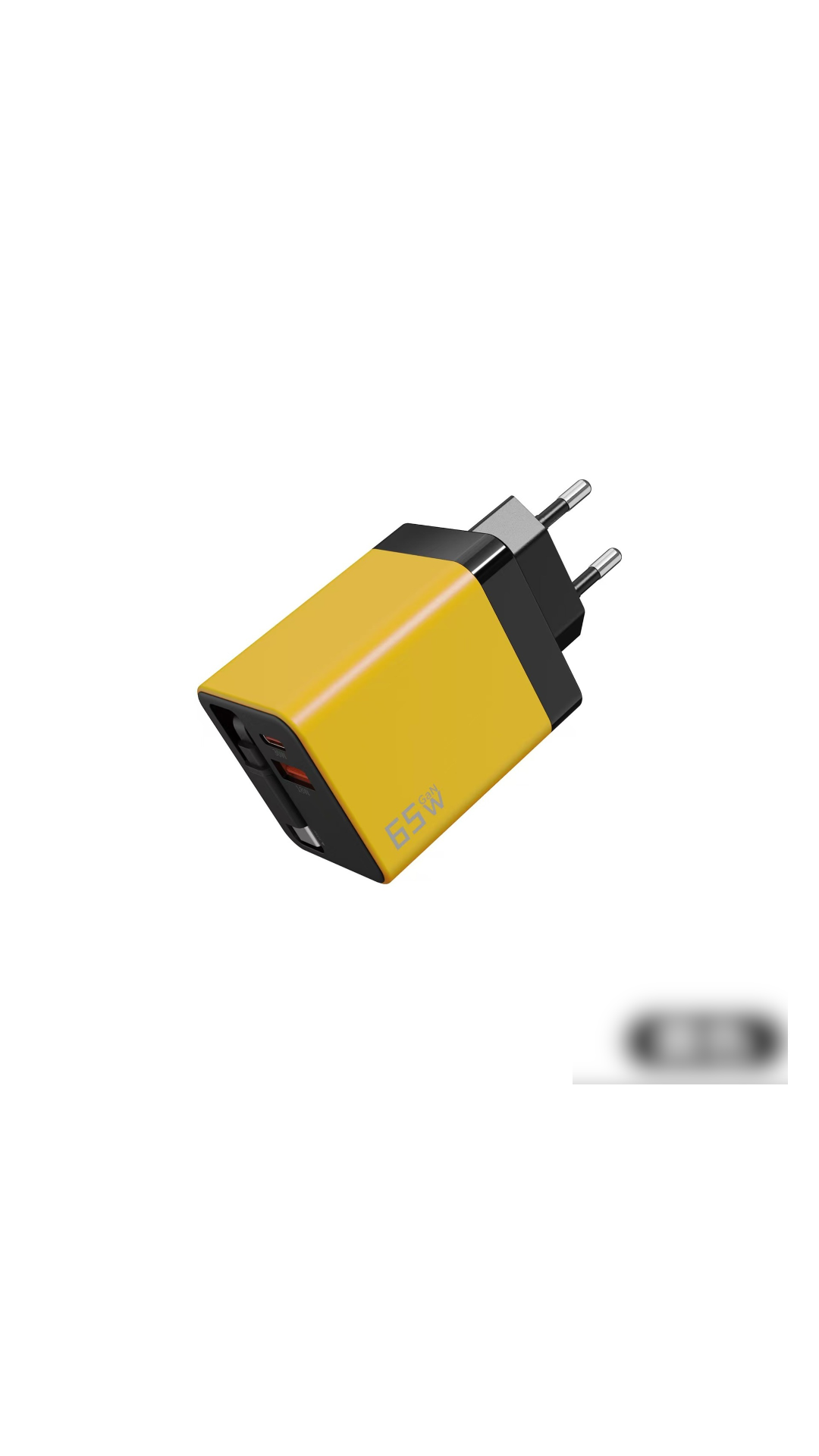 🔌 ¡50% DE DESCUENTO AHORA! Bloque de cargador de teléfono de carga rápida de 65 W con cable tipo C retráctil de 80 cm, cargador de pared multidispositivo de 3 puertos, carga rápida segura para teléfonos, tabletas y computadoras portátiles