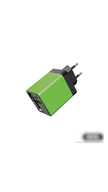 🔌 ¡50% DE DESCUENTO AHORA! Bloque de cargador de teléfono de carga rápida de 65 W con cable tipo C retráctil de 80 cm, cargador de pared multidispositivo de 3 puertos, carga rápida segura para teléfonos, tabletas y computadoras portátiles