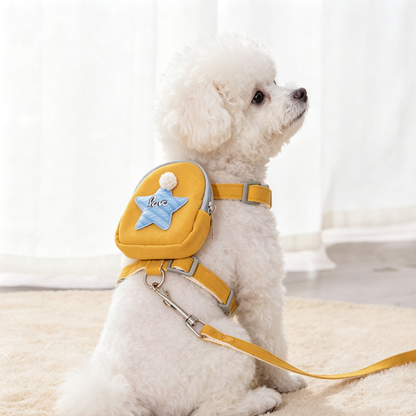 Adjustable Harness With Leash For Cats Small Medium Pets