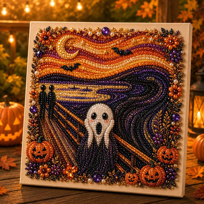 Premium 3D Pearl Halloween DIY Wall Decor Kit