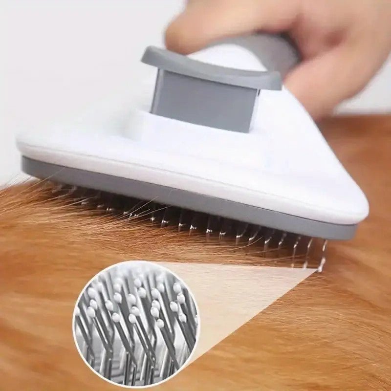 Brush for Shedding and Grooming, One-Click Remove