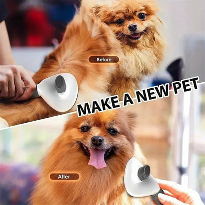 Brush for Shedding and Grooming, One-Click Remove