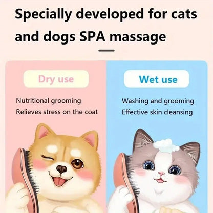 2-in-1 Grooming Comb and Massage Brush