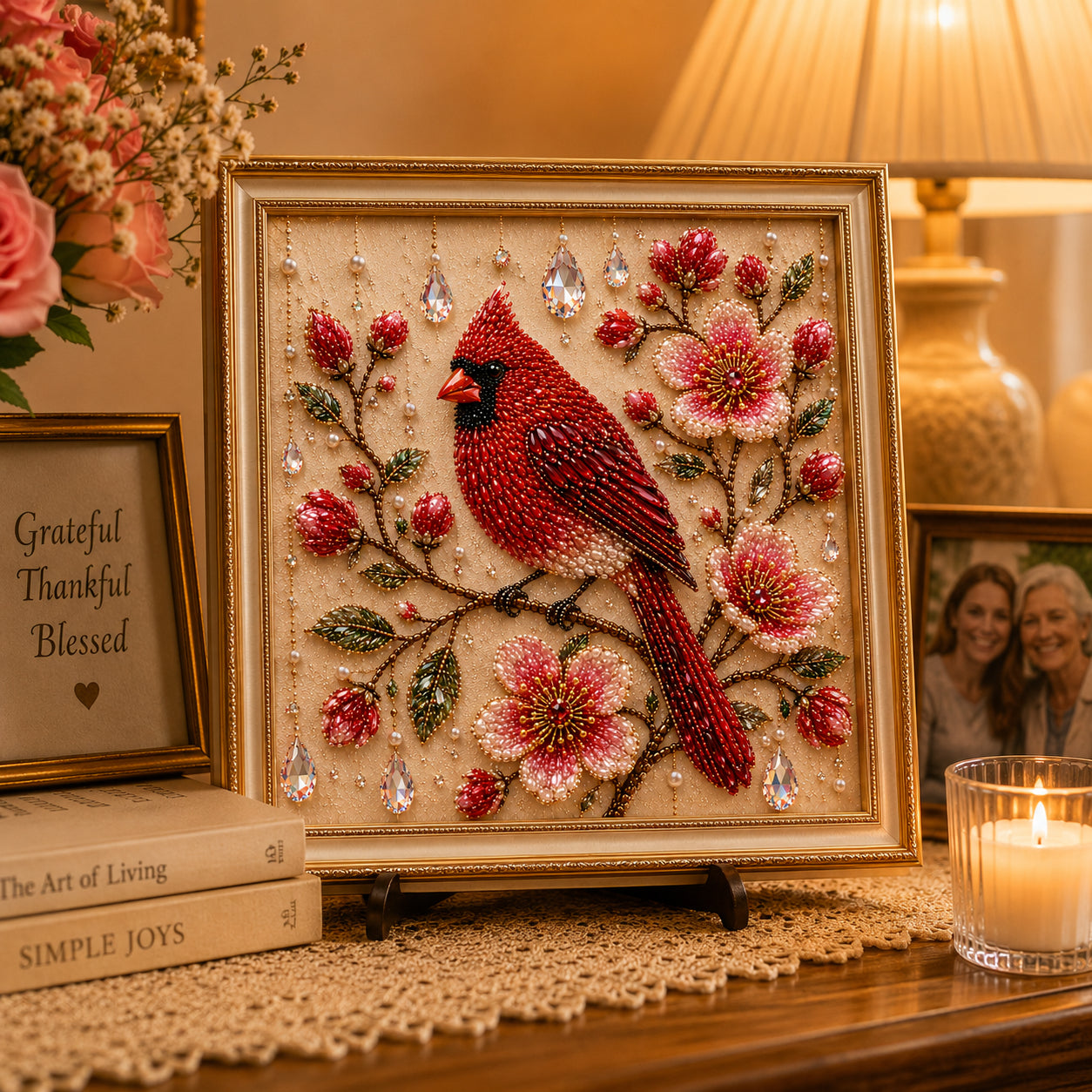 Luxury Bird Pearl Art DIY Handcraft Wall Decor