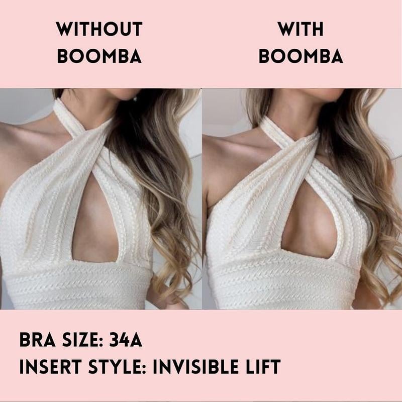 💕LAST DAY SALE !!💕OUFALI Lift Inserts for Bras – Lightly Padded, Double-Sided Adhesive👙 Reusable, Washable • Natural Lift • Seamless Under Clothing ✨