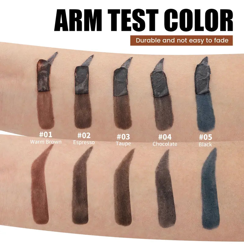 ✨Wachen Sie auf mit perfekten Augenbrauen! 💕 5-Farben Peel-Off Augenbrauen-Tönung – Wasserfest, wischfest & lang anhaltend
