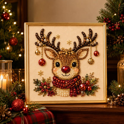🔥LIMITED TIME 49% OFF🔥DIY Christmas Pearl Art Kit Beginner Friendly Craft