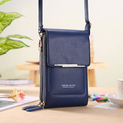 🏆Promoción último día: ¡50% DE DESCUENTO! 🔥 👜 Cartera cruzada sencilla y elegante para teléfono con pantalla táctil para mujer