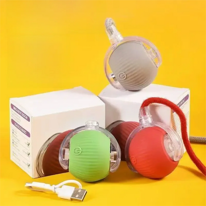Automatic Moving Interactive Pet Ball Self Playing Toy For Cats
