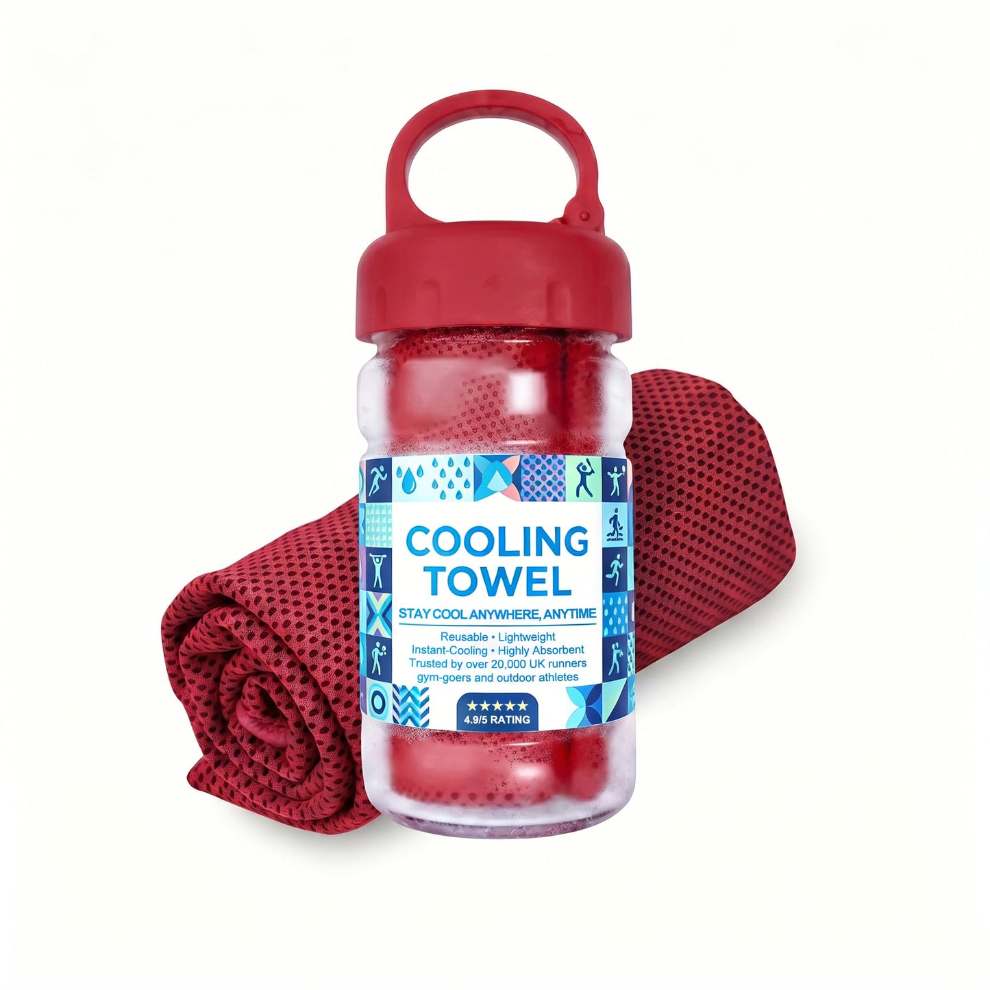 🔥2026 Summer Hot Sale - BUY 1 GET 1 FREE!!⚡50K+ SOLD!❄️Cold Sweat Towel You Can Use Anywhere, Anytime! Reusable Soft Absorbent Cooling Portable– UK Ready! 🇬🇧