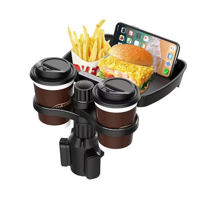 💰 Instant Discount ⏳Car Cup Holder Expander with Tray