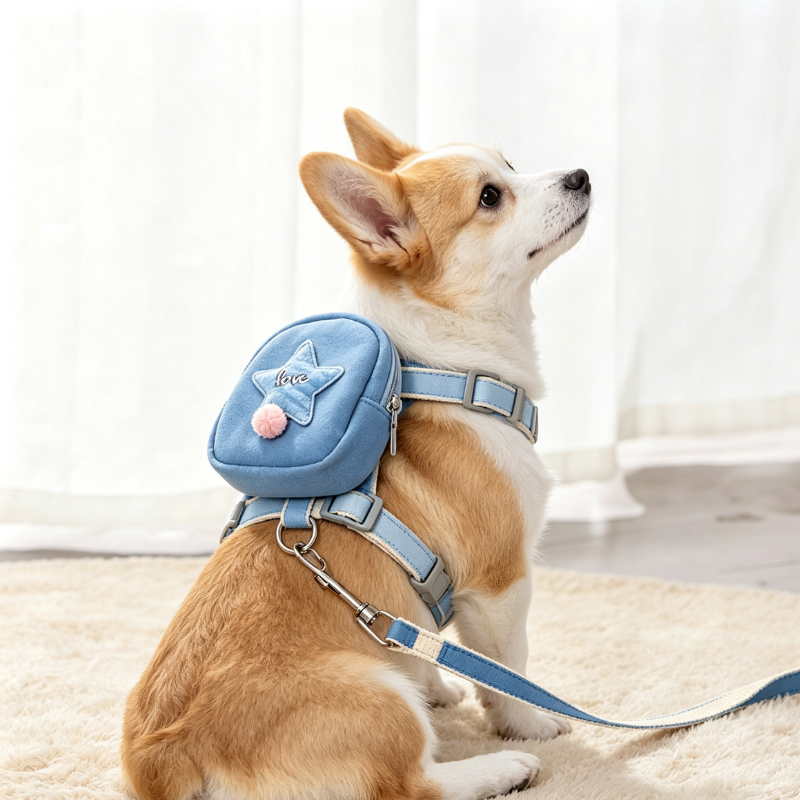 Adjustable Harness With Leash For Cats Small Medium Pets